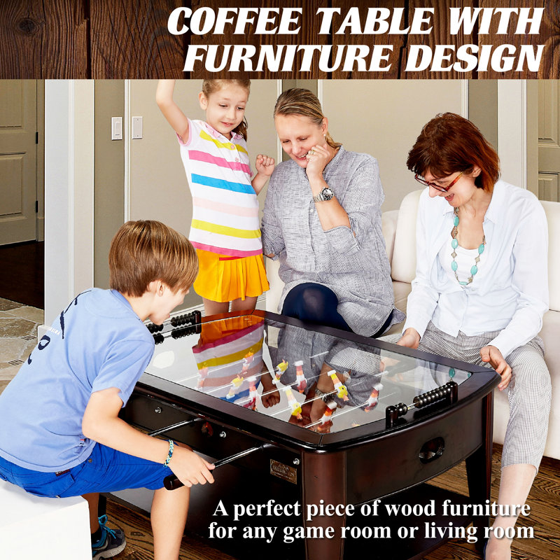 Wayfair foosball coffee table discount